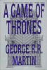 The original 1996 US hardcover of A Game of Thrones,  Art by Tom Hallman