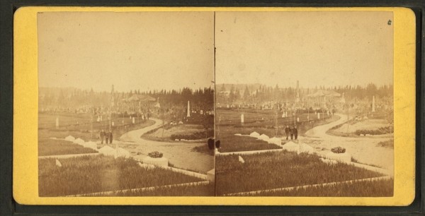 Кладбище Маунт Хоуп в 1871 году