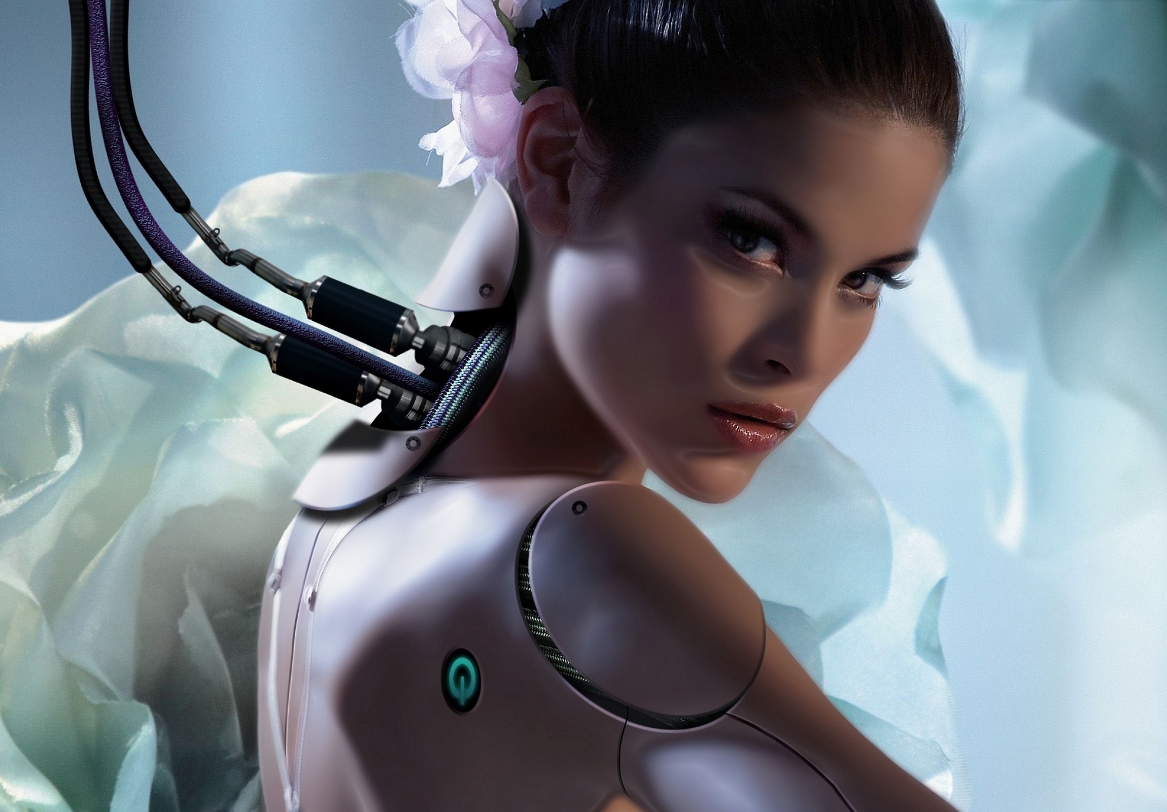 Красавицы на играх будущего видео. Девушка робот. Девушка киборг. Красивый робот.