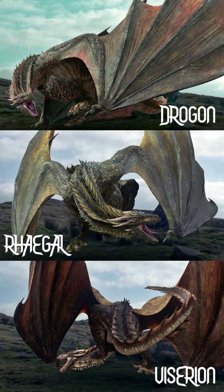 Адаптации драконов в сериале