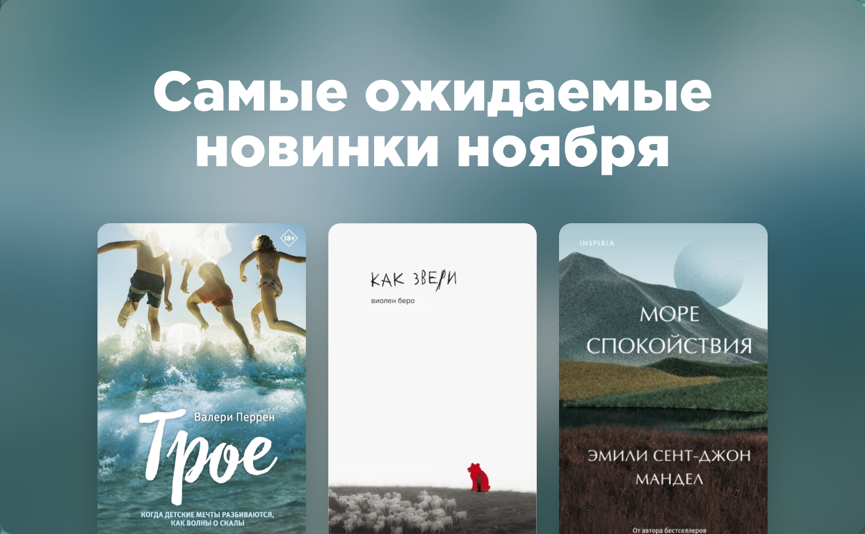 Новинки ноября