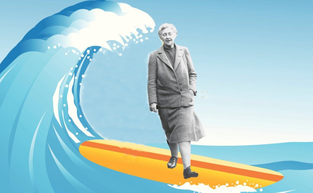 Агата Кристи — пионер серфинга
