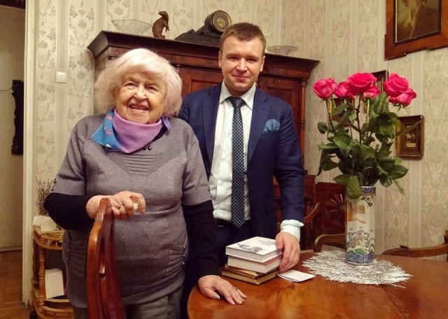 Людмила Чёрная и журналист Андрей Марков (26 декабря 2018 года)