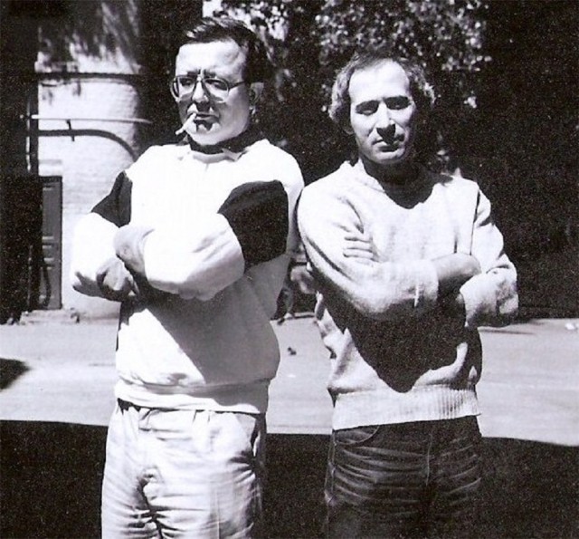 Евгений Блажеевский и Ефим Бершин. Москва, 1984 год