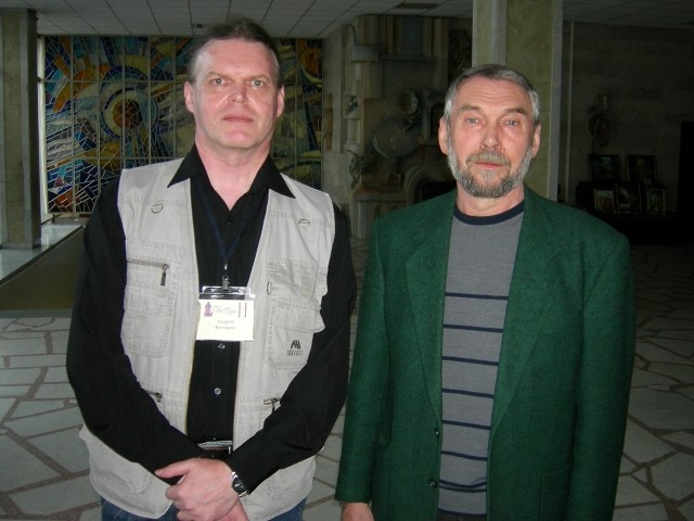 С писателем-фантастом Евгением Лукиным