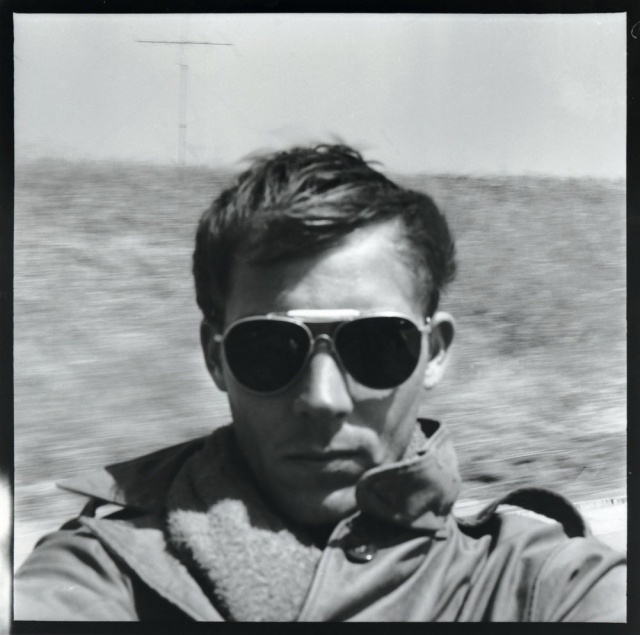 Self-portrait on the road to Tijuana, 1960s