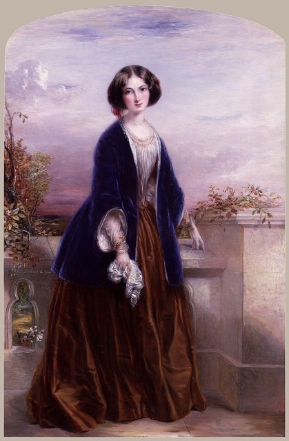 Портрет жены Эффи Грей, художник  Томас Ричмонд
