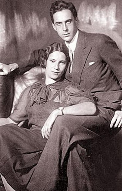Агния Барто и ее муж, физик Щегляев