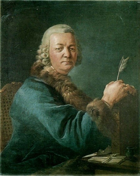 Портрет Якоба фон Штелина. 1759 г.