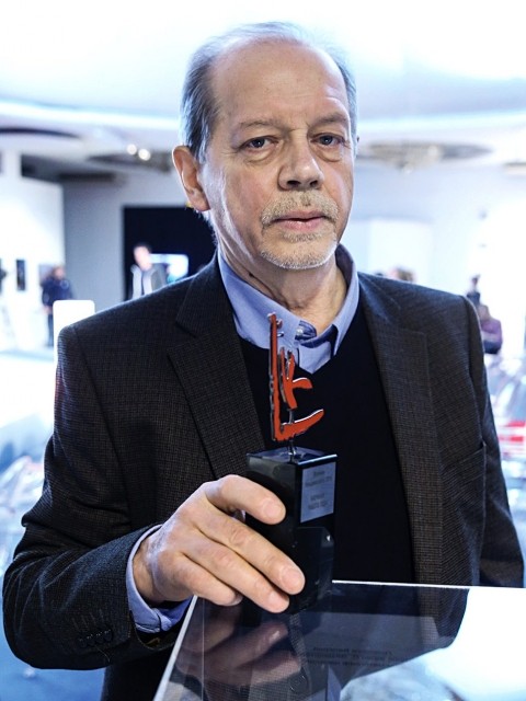 Валерий Подорога на вручении Премии Кандинского. 2015