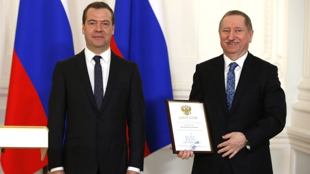 Дмитрий Медведев и Михаил Бергер