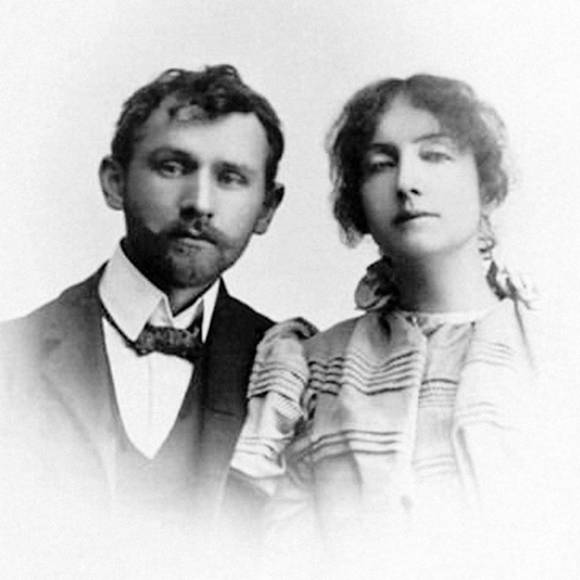 Станислав Пшибышевский и его   жена Дагни