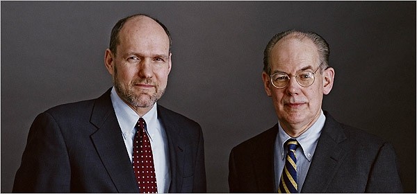 The writers Stephen M. Walt  and John J. Mearsheimer, 2007
