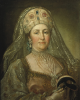 Портрет Екатерины II в русском наряде. Копия с портрета работы Стефано Торелли