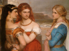 Корделия (справа) с сестрами Гонерильей и Реганой
