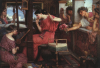 «Пенелопа и женихи», картина Джона Уильяма Уотерхауса. 1912 год