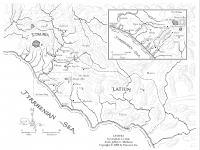 Карта Латиума