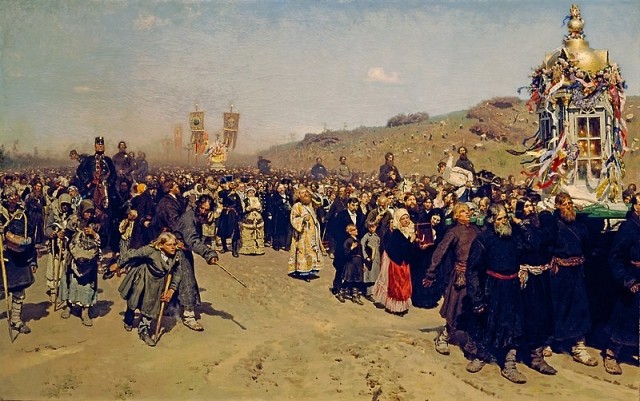 Второй шедевр Репина. Крестный ход в Курской губернии. 1883