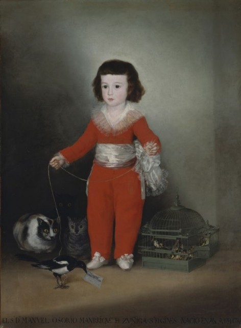 Франциско Гойя. Дон Мануэль Озорио де Зуньига. Ребёнок. 1787 год