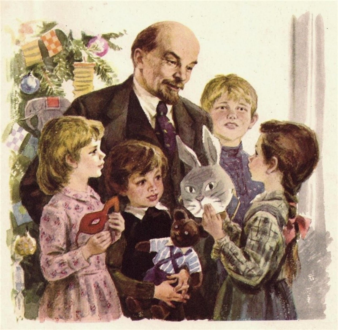 Дедушка Ленин и дети