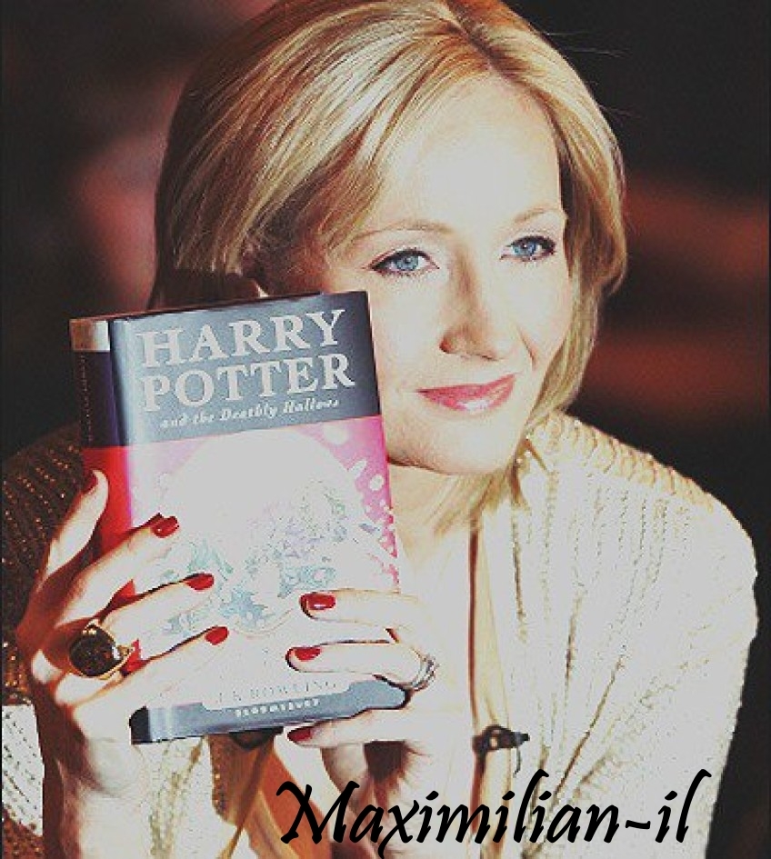 Джоан роулинг фото с книгами гарри поттер