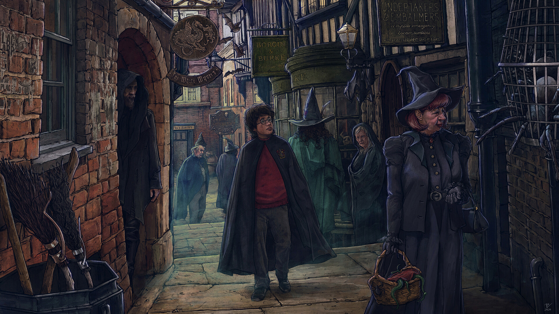 Косой переулок мир Гарри Поттера