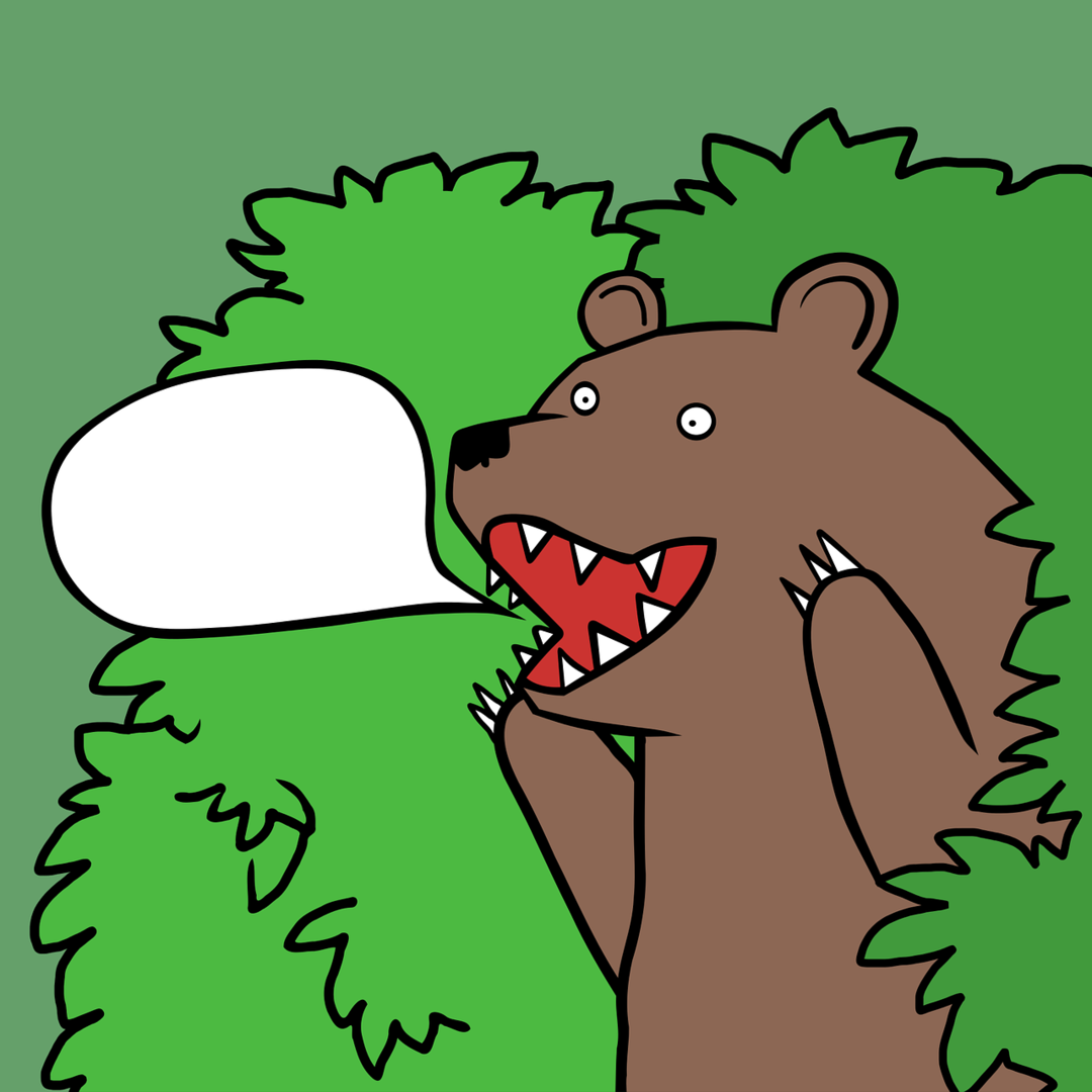 Медведь гол мем