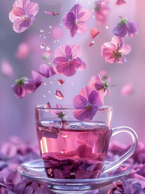 Flower Teas: 16. Собрать 15 карточек коллекции Flower Teas FlowerTeas16-o.jpg