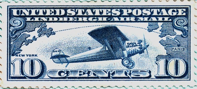 Lindbergh_Airmail_Stamp