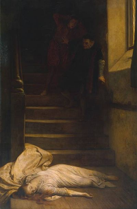 «Эми Робсарт». Картина работы Уильяма Фредерика Йемса, 1877 г.