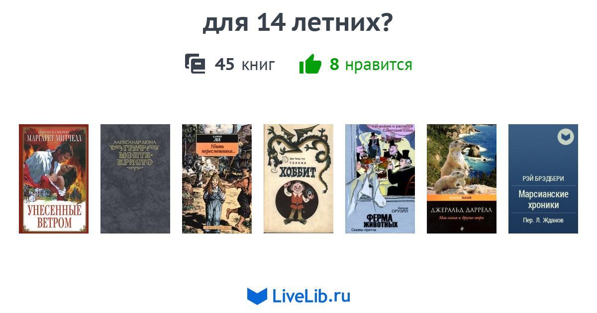 для 14 летних? — 45 книг | Читать лучшие подборки на Livelib