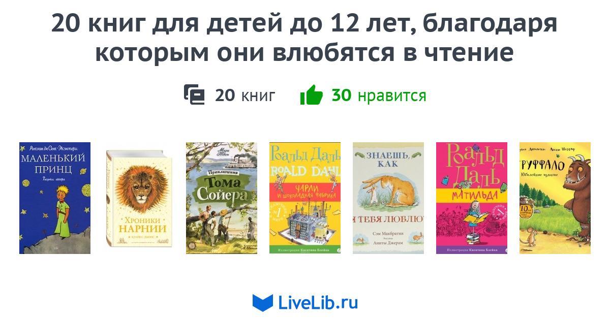 20 книг для детей до 12 лет, благодаря которым они влюбятся в чтение ...