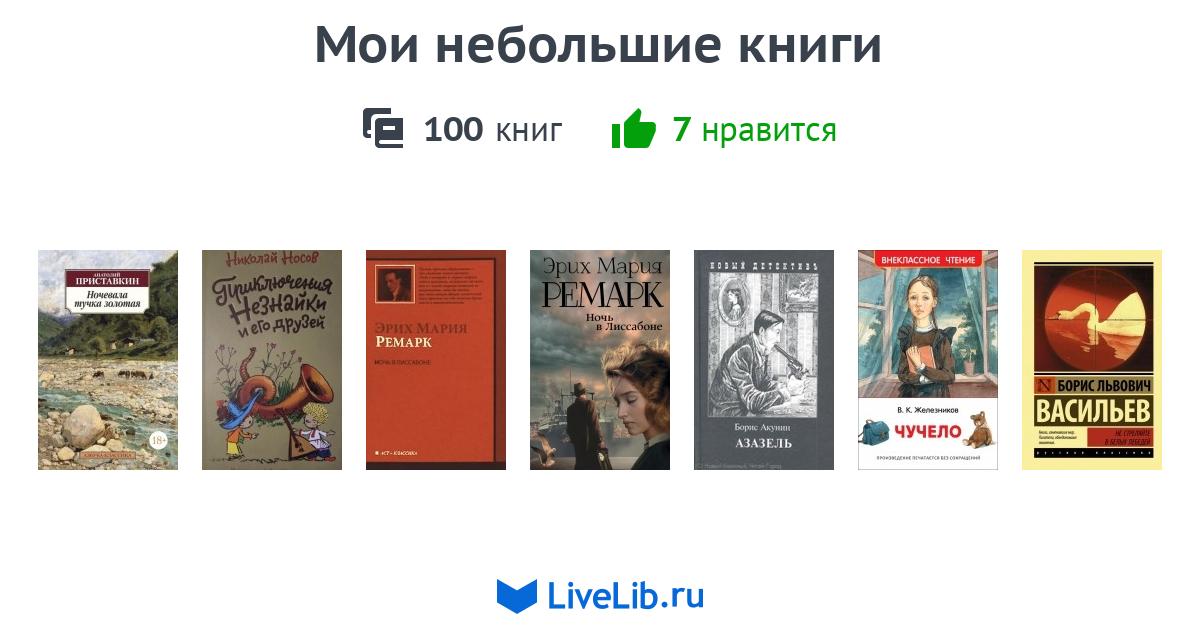 Мои небольшие книги — 103 книги