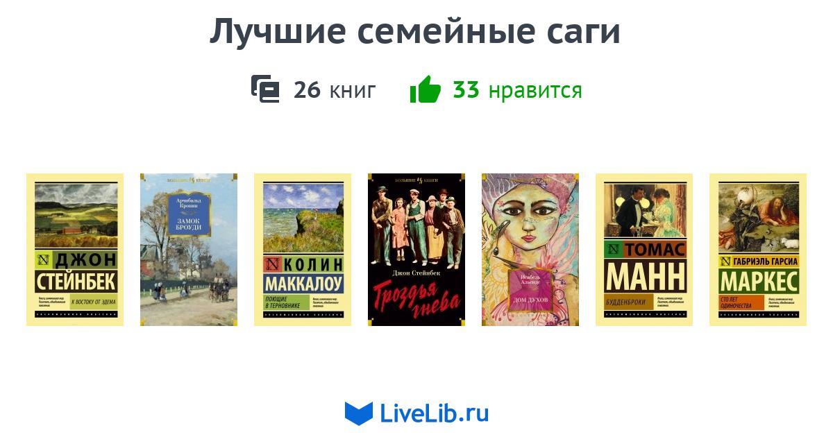 Лучшие семейные саги — 26 книг | Читать лучшие подборки на Livelib