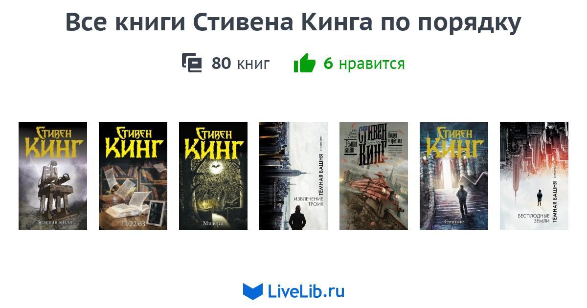 Все книги Стивена Кинга по порядку — 80 книг | Читать лучшие подборки ...