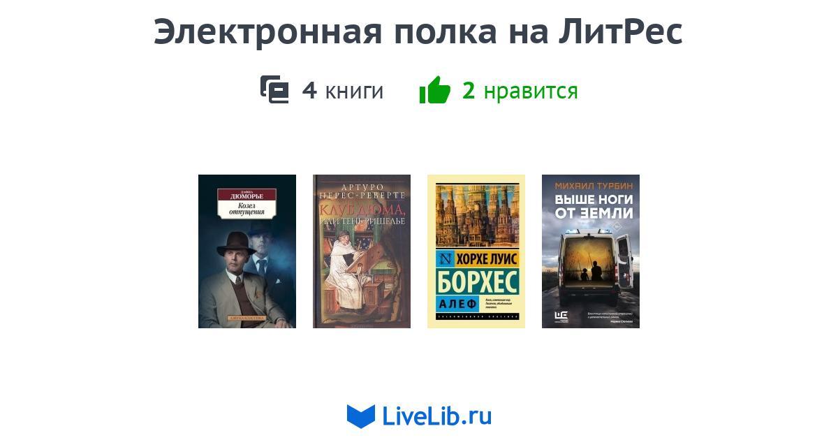 Электронная полка на ЛитРес — 4 книги