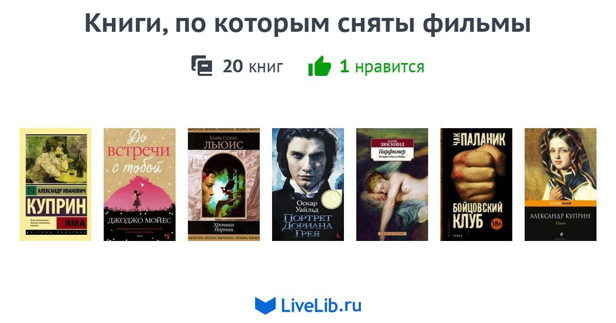 Список книг по которым сняты