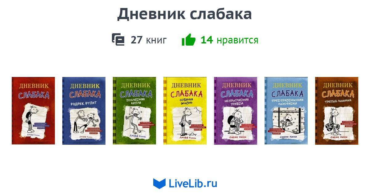 Серия книг «Дневник слабака» — 24 книги