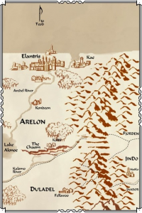 Карта территорий Арелона